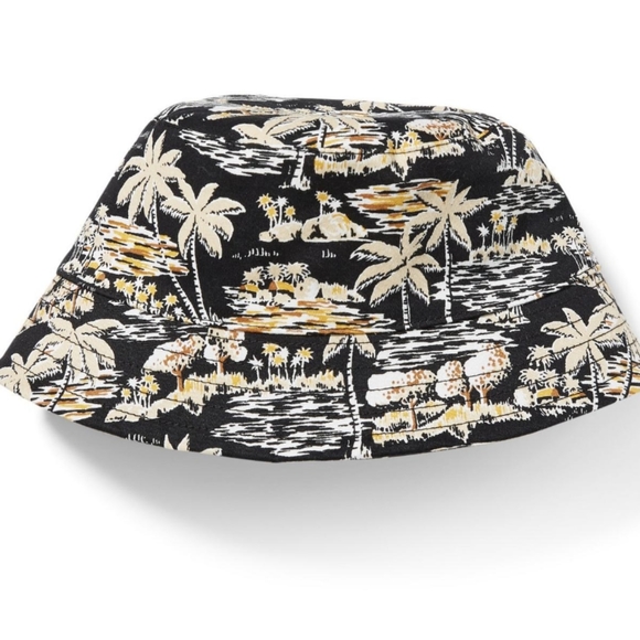 Janie and Jack 3 piece Tropical Twill Short Outfit T-Shirt & Hat Black 3-6 Month - Picture 4 of 11